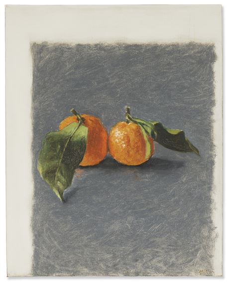 Two Tangerines by Avigdor Arikha, Painted in 1974