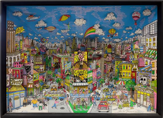 Charles Fazzino アート作品 27/300 charles-fazzino-steppin-out-on