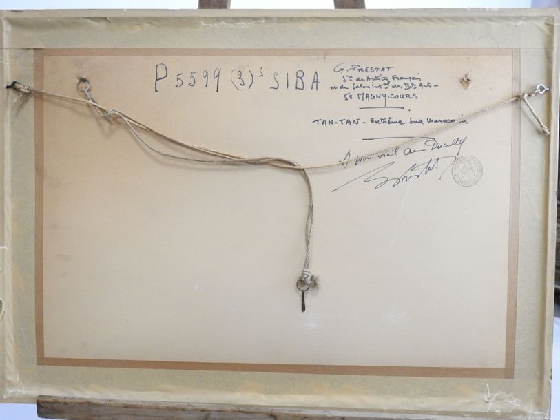 Artwork by Georges Prestat, Tan Tan Extreme South Morocco, Made of Watercolor on paper