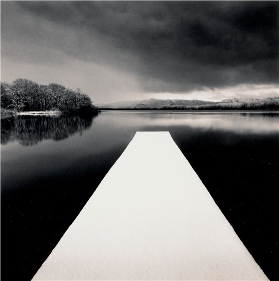 Michael Kenna | White Pier, Shikotsu Lake, Hokkaido, Japan | MutualArt