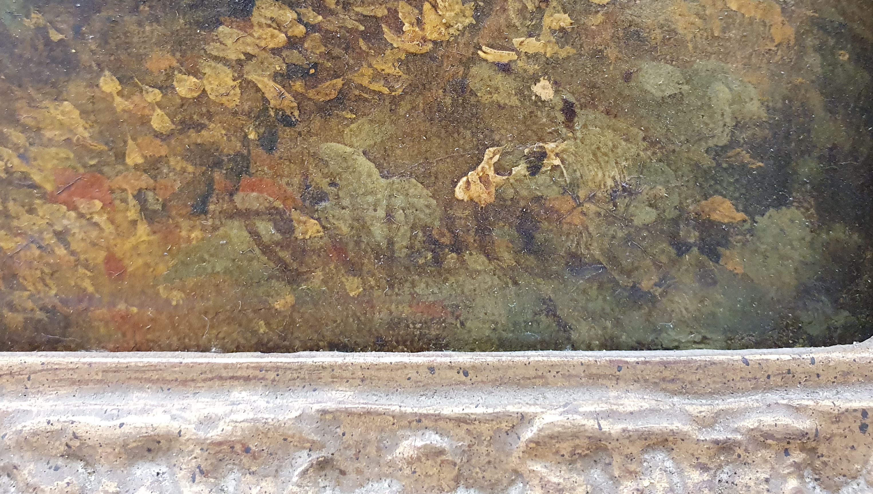 Artwork by B. Watts, untitled (Chepstow Castle, Made of oil on canvas