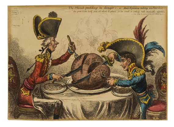 The Plumb-pudding in danger: -or- State Epicures taking un Petit Souper