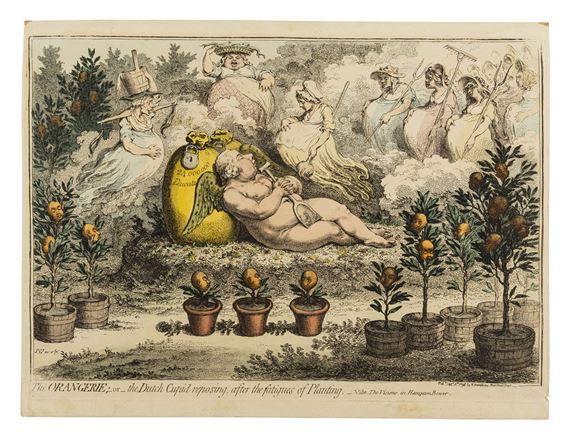 The Orangerie:-or-the Dutch Cupid reposing