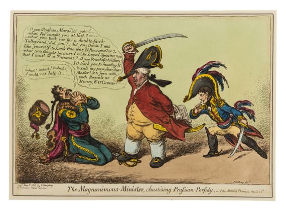 The Magnanimous Minister by James Gillray, 1806