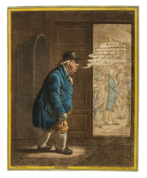 Hope by James Gillray, 1802