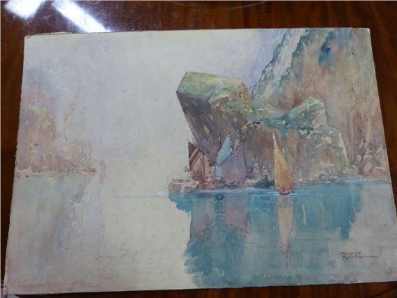 Harry Rountree | HARRY ROUNTREE (1878 - 1950) A RIVER VIEW | MutualArt