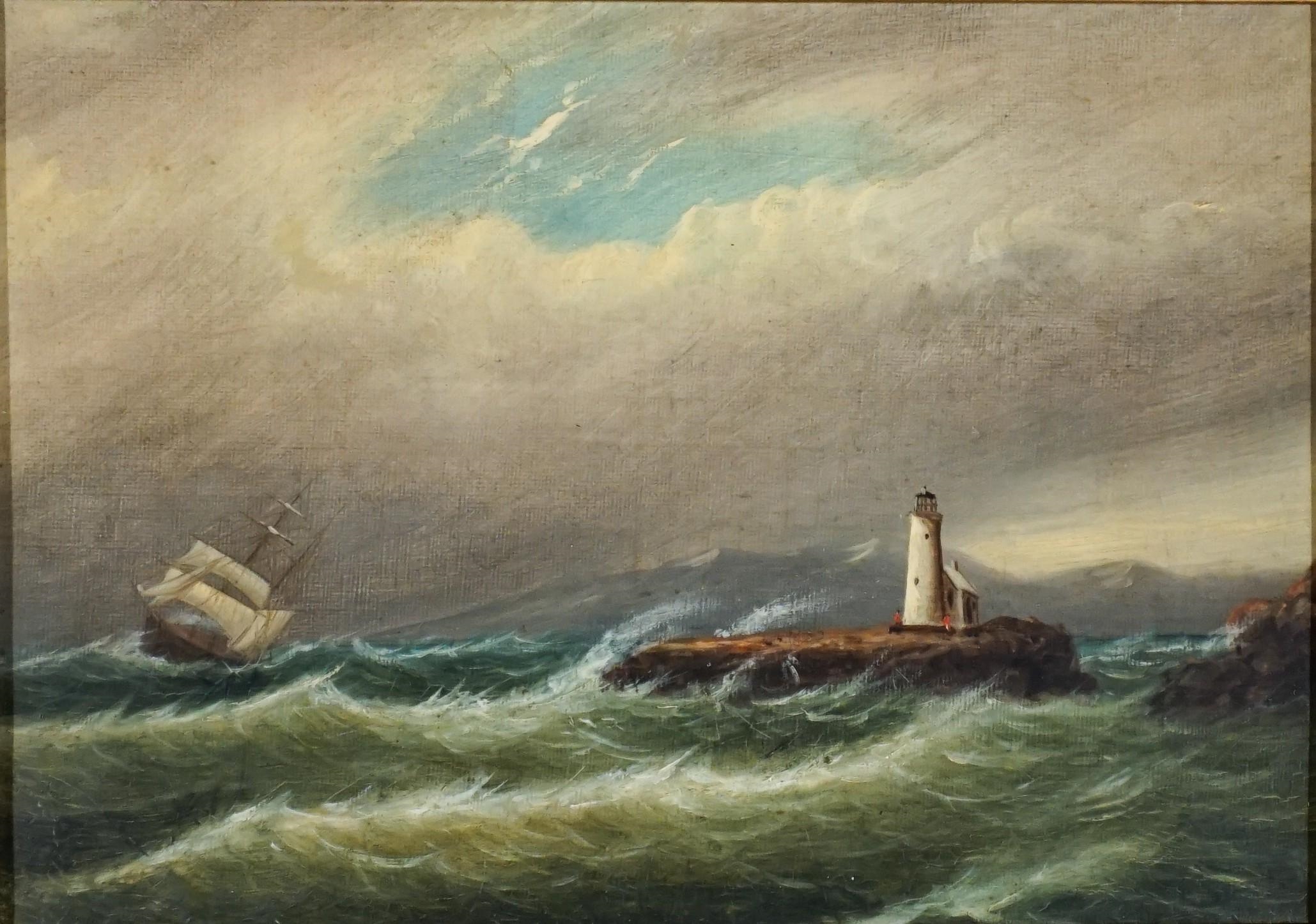 Clement Drew | Mount Desert Rock Lighthouse (1877) | MutualArt