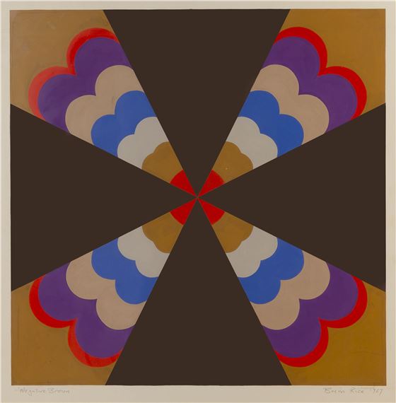Brian Rice | Negative Brown (1967) | MutualArt
