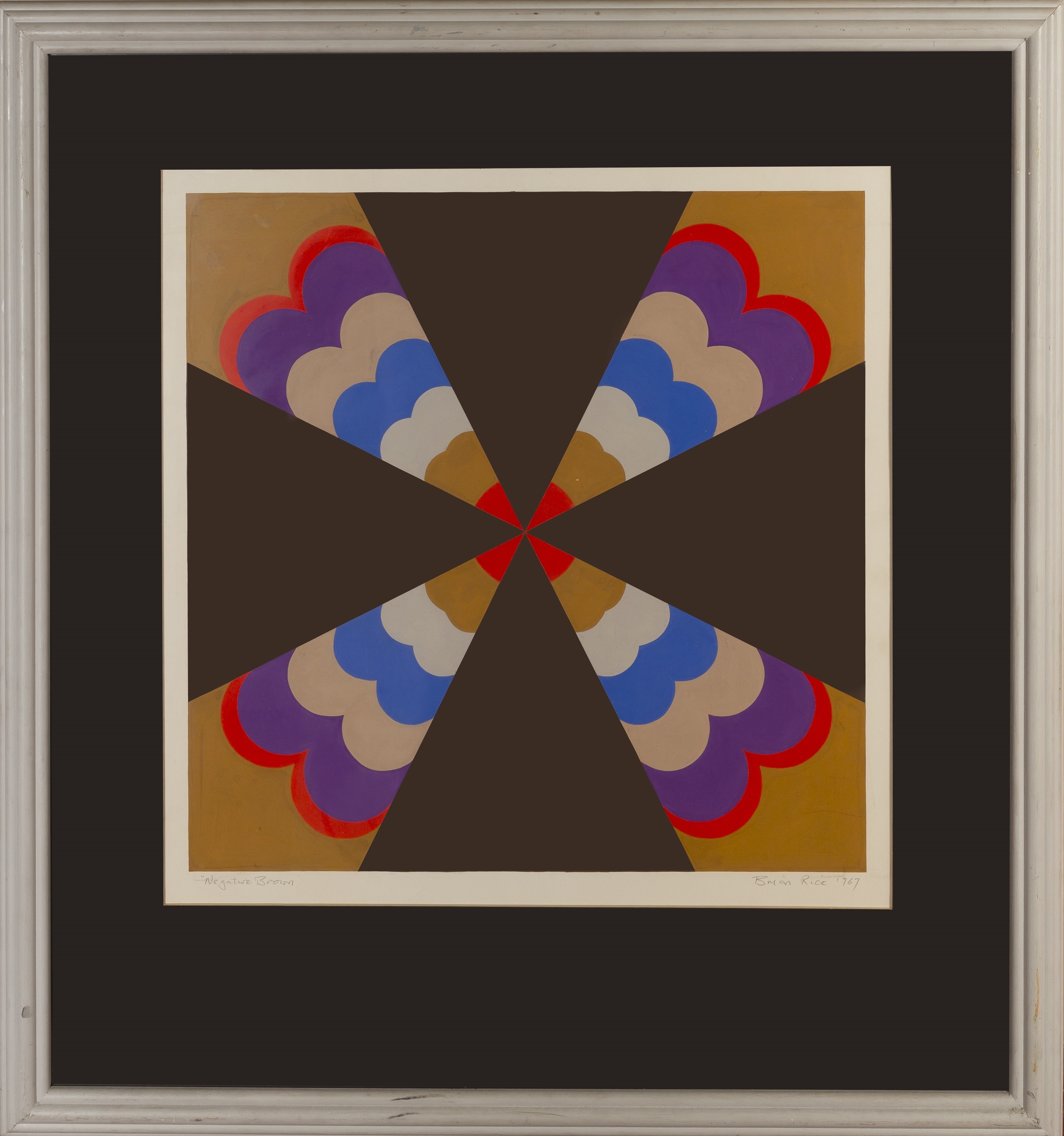 Brian Rice | Negative Brown (1967) | MutualArt
