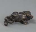 Artwork by Chinese School, A SMALL BRONZE LION, PROBABLY A PAPER WEIGHT, Made of BRONZE