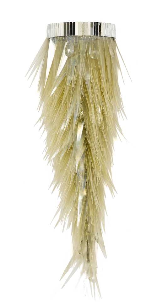 Artwork by Valentina Giovando, SCONCE, Made of shaped crystal glass