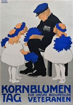 Kornblumentag für unsere bedürftigen Veteranen - Hanna Klose-Greger