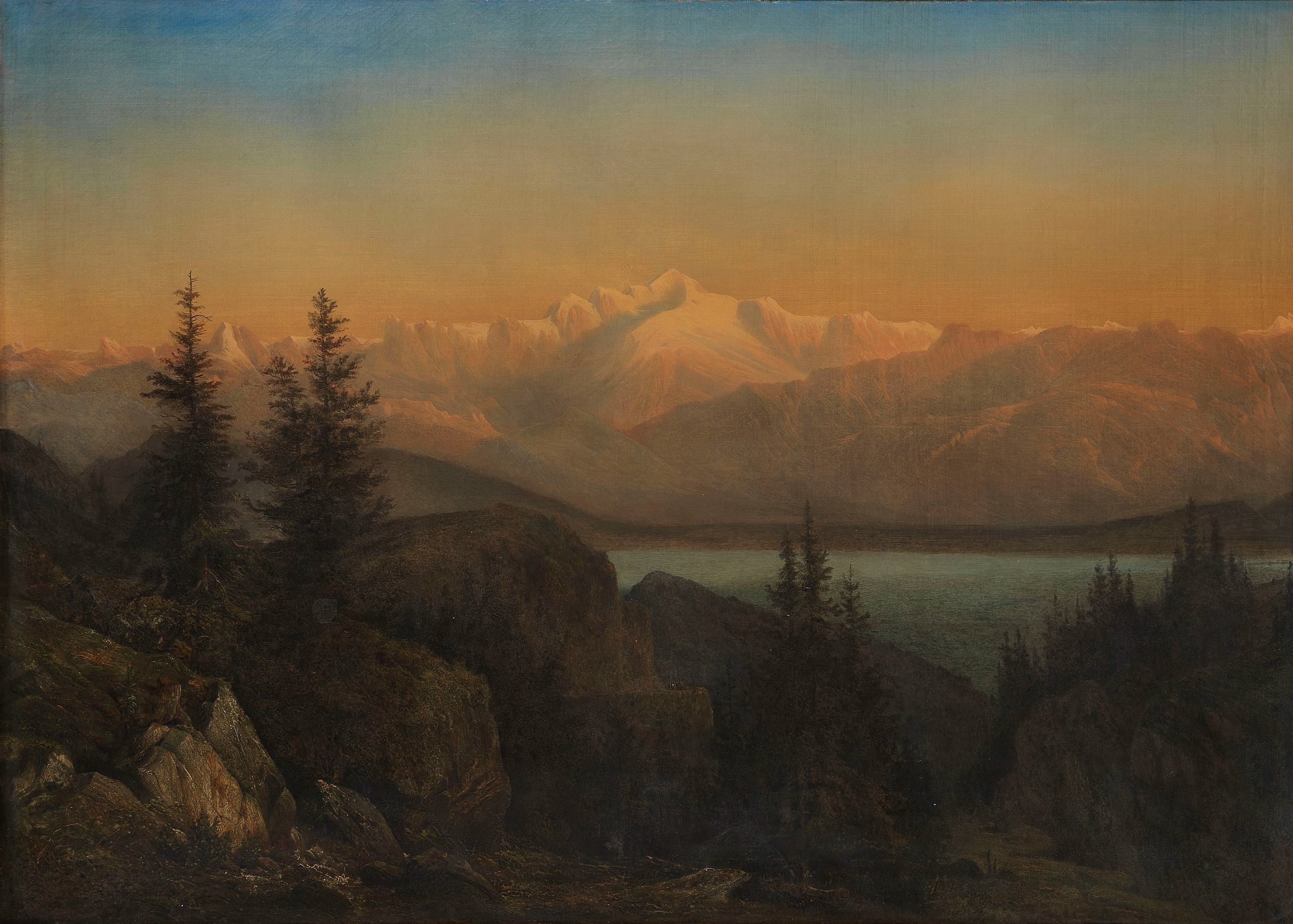 François Diday | Vue du Mont Blanc | MutualArt