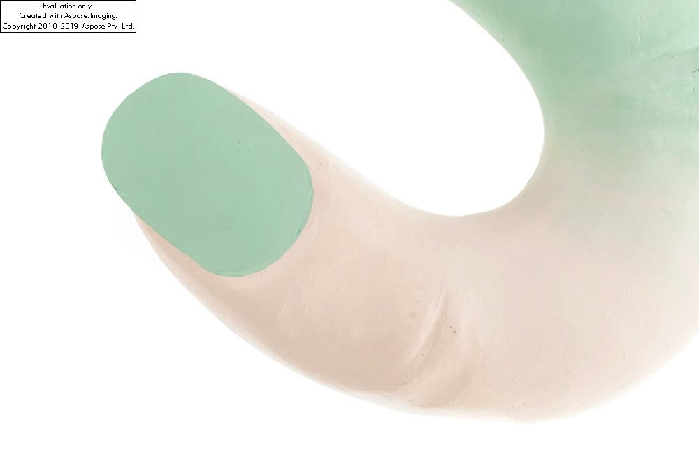 Artwork by Aleksandra Wasilkowska, Letter S from the series Alphabet, Made of acrylic, resin