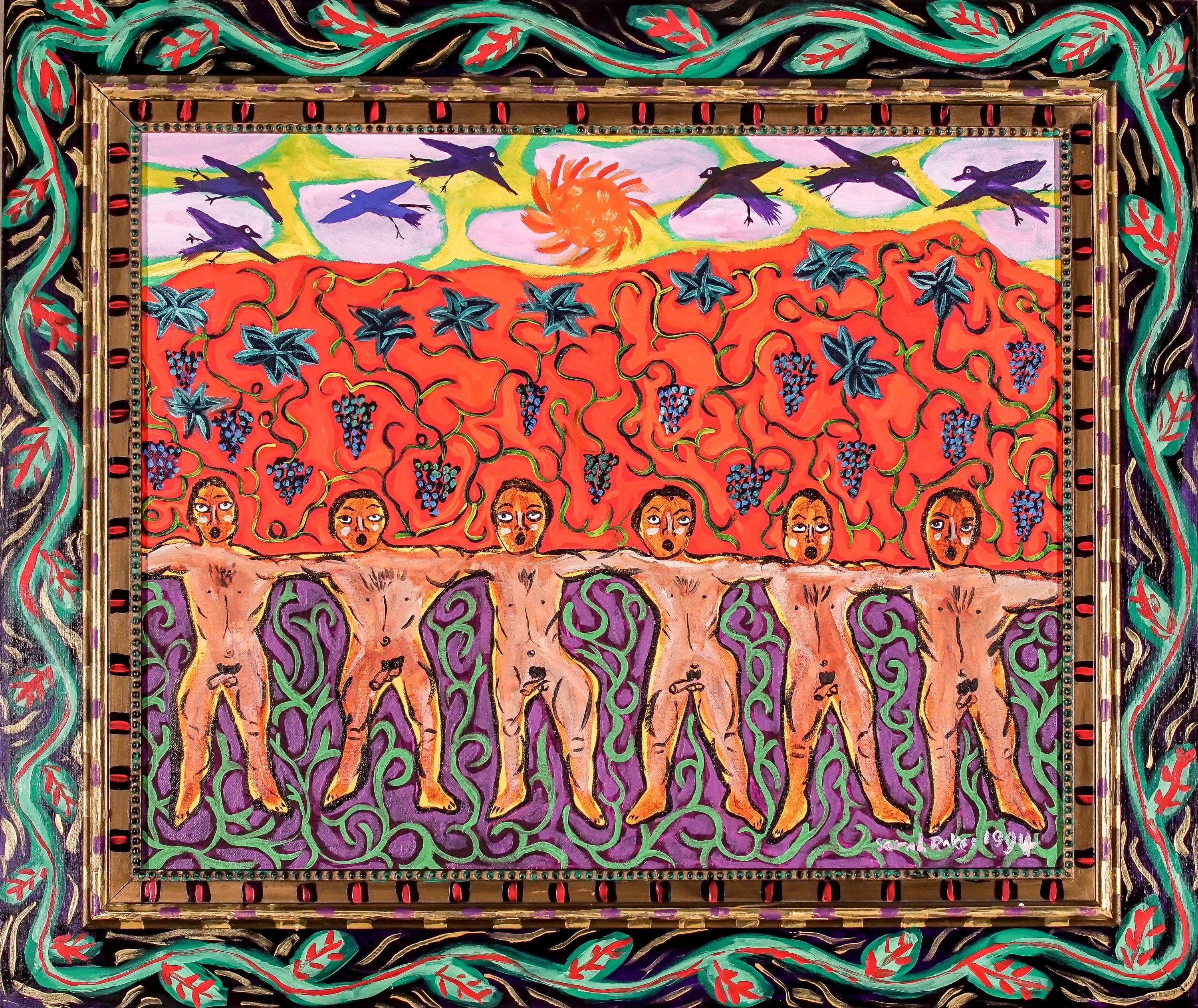 Sarah Rakes | Large Bird with Green Wings' (1993) | MutualArt