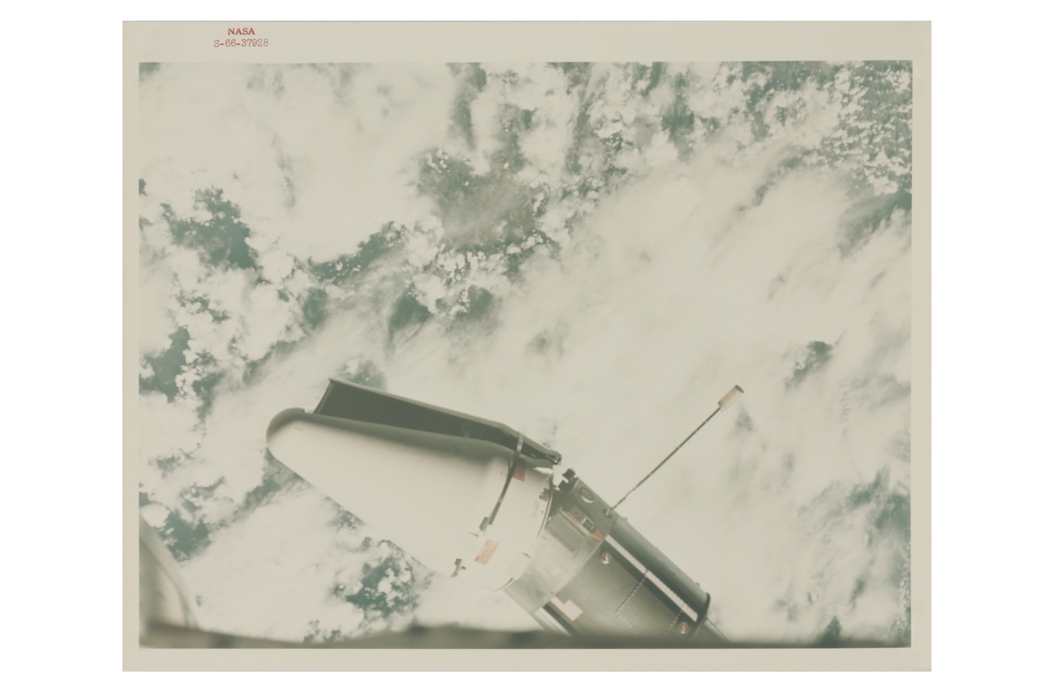 NASA | View of Agena docking vehicle from Gemini 9 | MutualArt