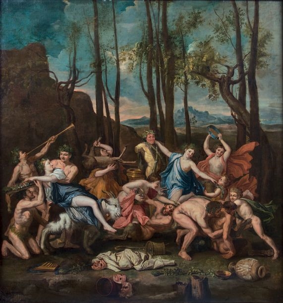 Nicolas Poussin The triumph of Pan Canvas 155 x 146 cm Reprise of the