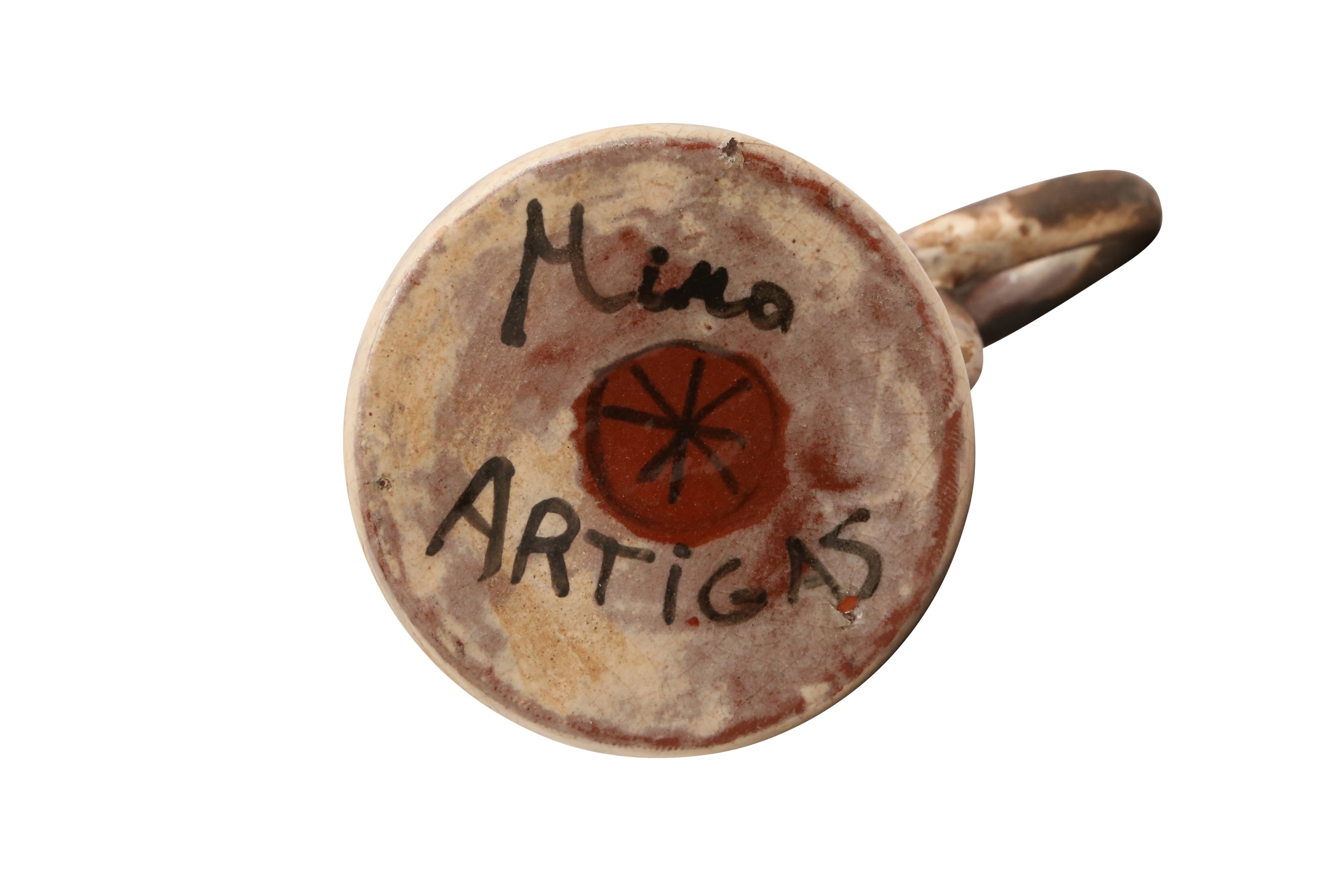 Josep Llorens Artigas | A ceramic vase with looped handle | MutualArt