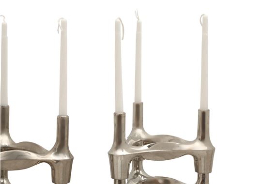 Fritz Nagel | A set of modular candlesticks | MutualArt