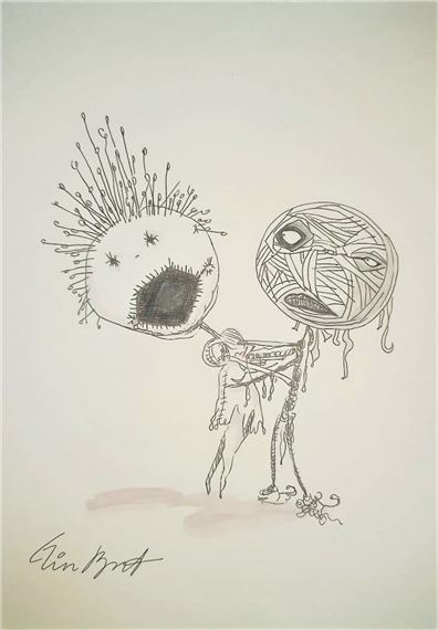 Tim Burton  Tim Burton (after) - Untitled Drawing on paper