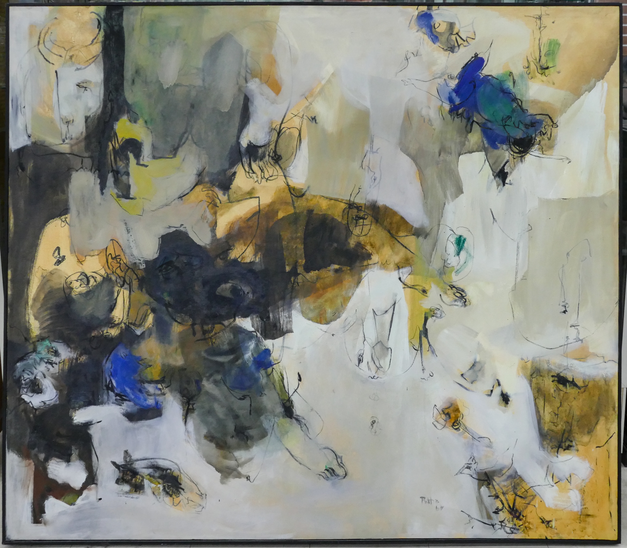 Camille Patha | Camille Patha ''Allegory'' 1967 Oil on Canvas (1967 ...