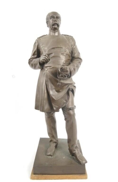 Hugo Wilhelm Fritz Schaper | Bronze of Bismarck | MutualArt