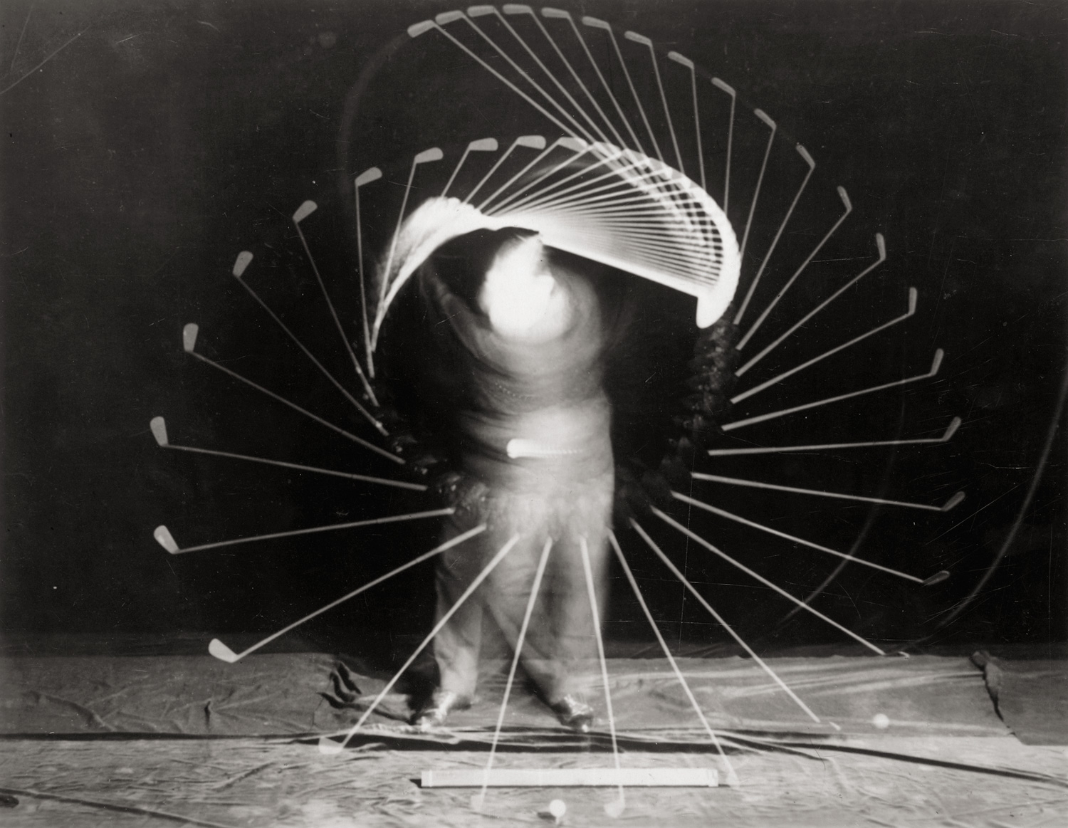 Harold Eugene Edgerton Bobby Jones Multiflash Golf Swing (1938
