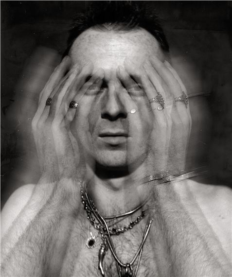 Image from "Philosophie der Sekunde" by Jürgen Klauke, 1976