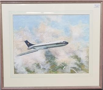 John Hutchins, Vickers V airliner in BOAC - John Hutchins