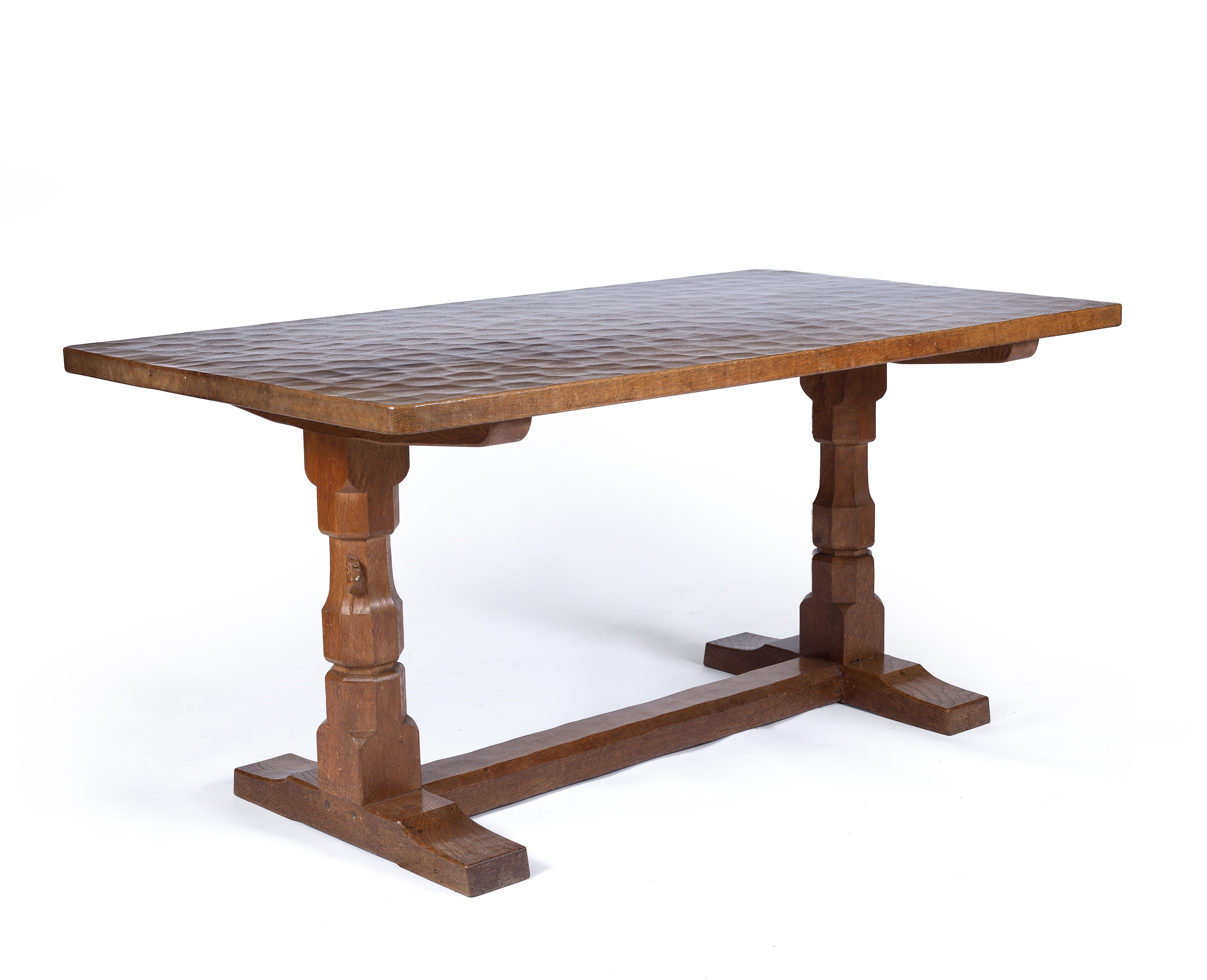 Robert Thompson | Mouseman refectory table, circa 1940 oak, the ...