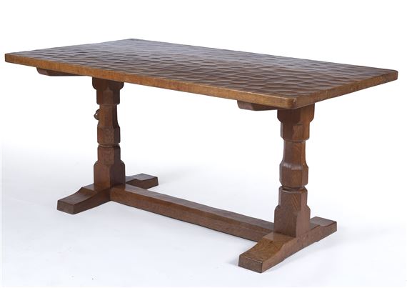 Robert Thompson | Mouseman refectory table, circa 1940 oak, the ...