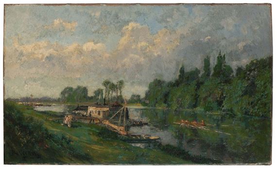 Alexandre René Véron | The guinguette | MutualArt