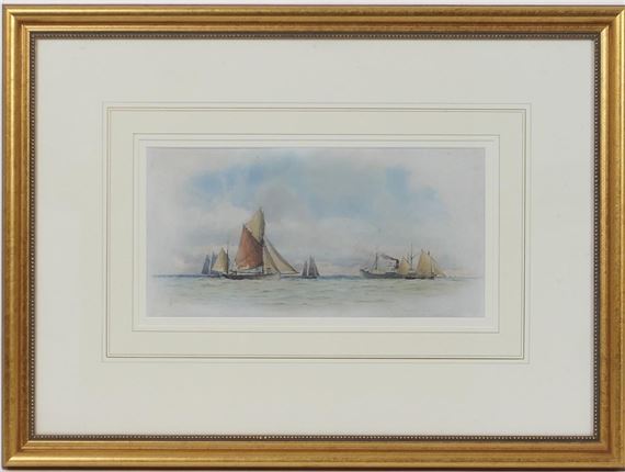 Outward bound by William Stephen Tomkin, dated 1896