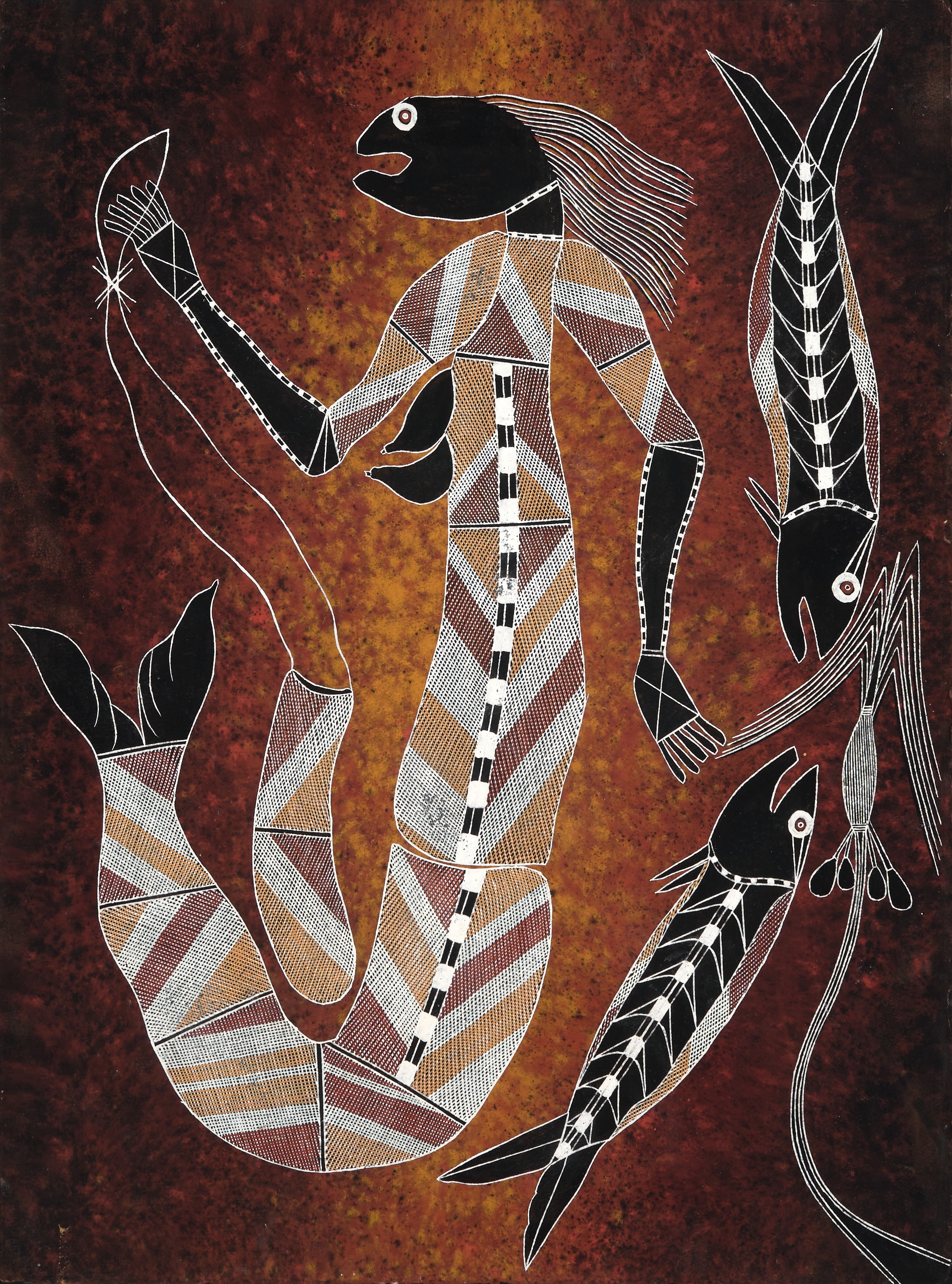 Alexander Nganjmirra | Yawk Yawk | MutualArt