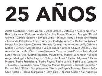 25 AÑOS - Galeria Enrique Guerrero