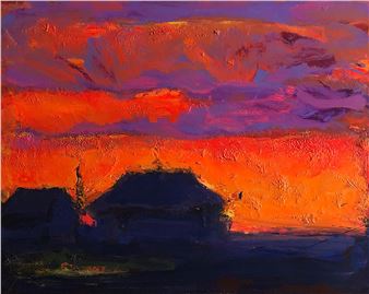 "Evening Sky", 2012-2016 by Anatoly Kryvolap, 2012