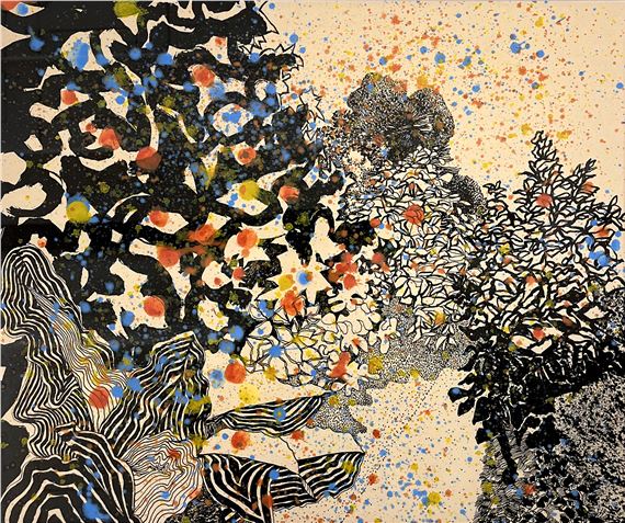 PAT HANLY - Inside the Garden x. From the series: 12 Multiples Barry Lett galleries by Barry Lett