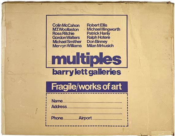- Catalogue sheet & Original box. From the series: 12 Multiples Barry Lett galleries by Barry Lett