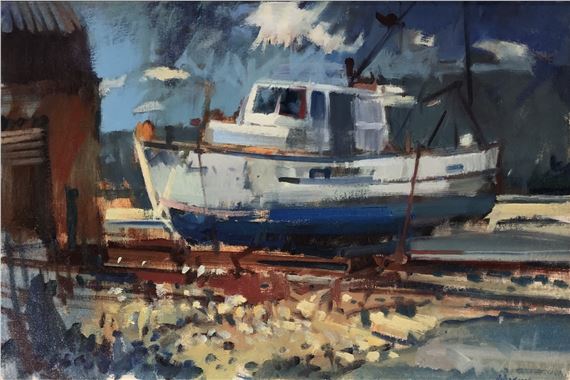 BRIAN BADCOCK - Boat Repairs Havelock, Marlborough Sounds by Brian Badcock