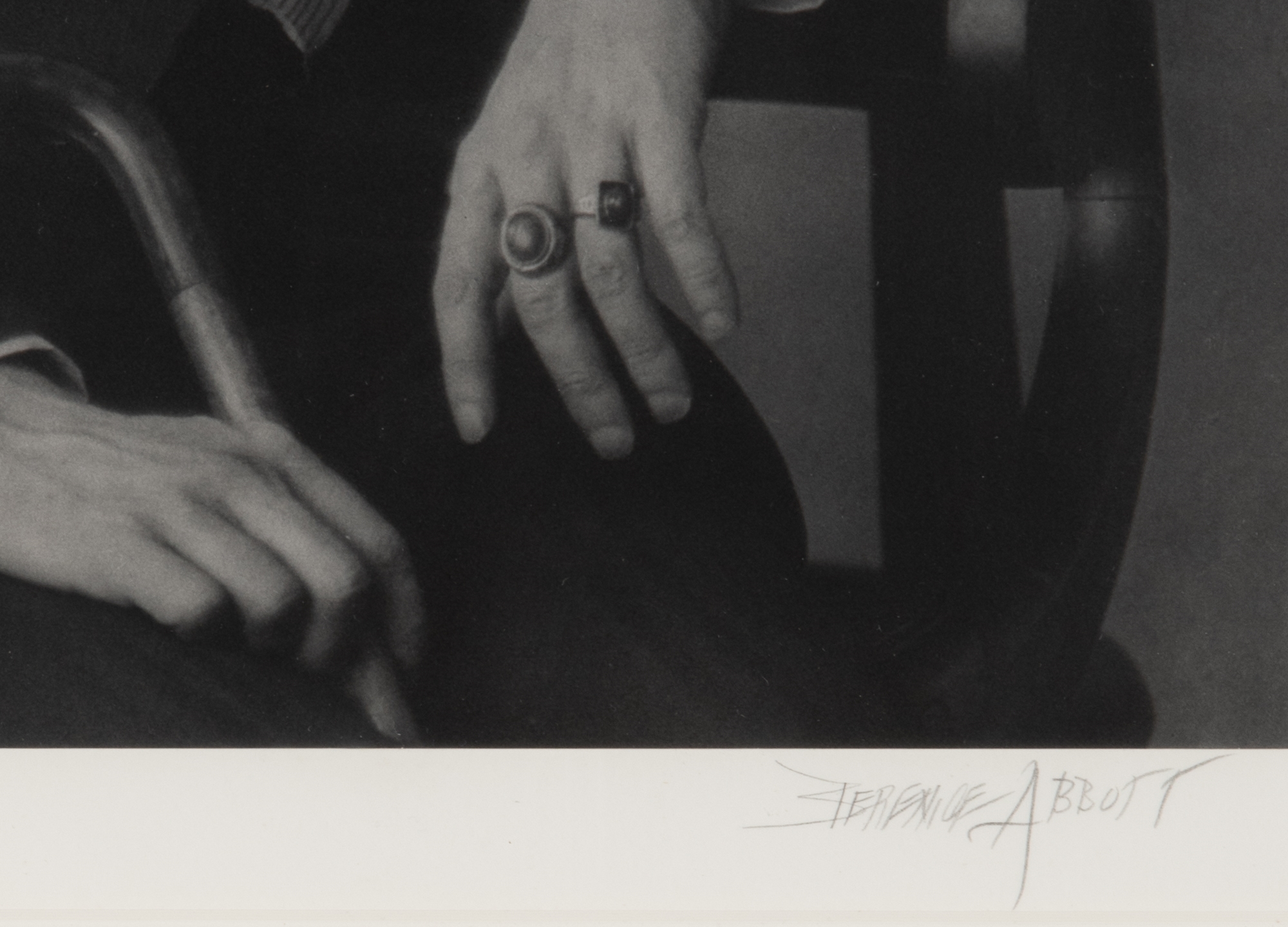 Berenice Abbott | James Joyce with cane | MutualArt