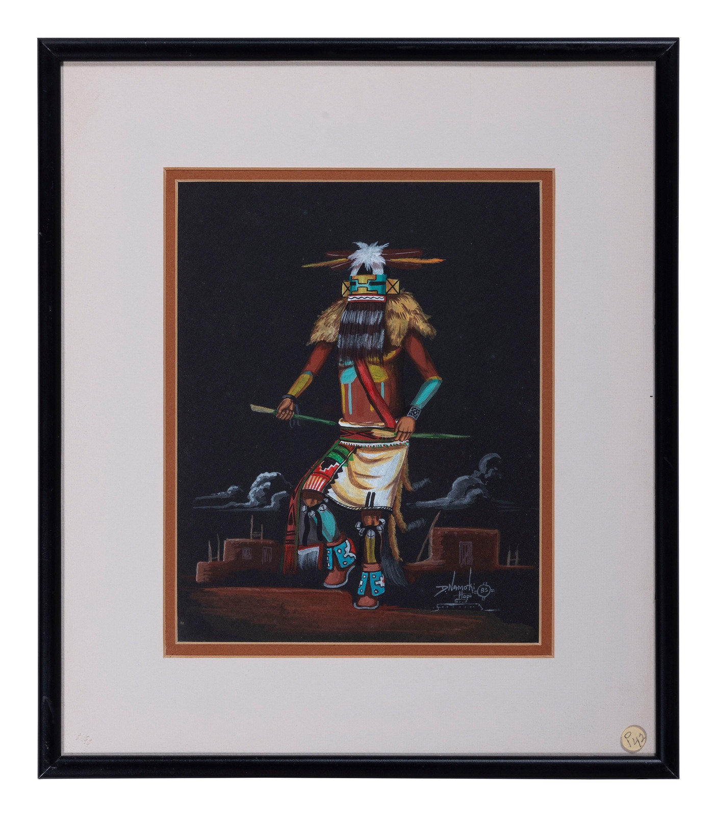 Daniel Namoki Zuni Warrior (1983) MutualArt