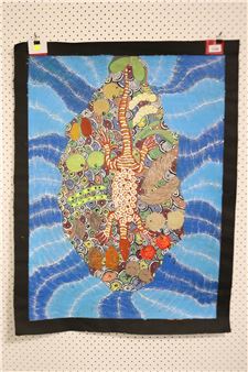 Goanna Dreaming - Lisa Nampijinpa Cook