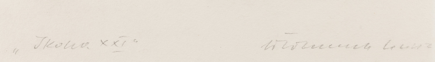 Artwork by Włodzimierz Kunz, Icon XXI, Made of lithography/paper