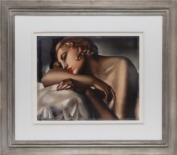 Tamara de Lempicka | Sleeping girl | MutualArt