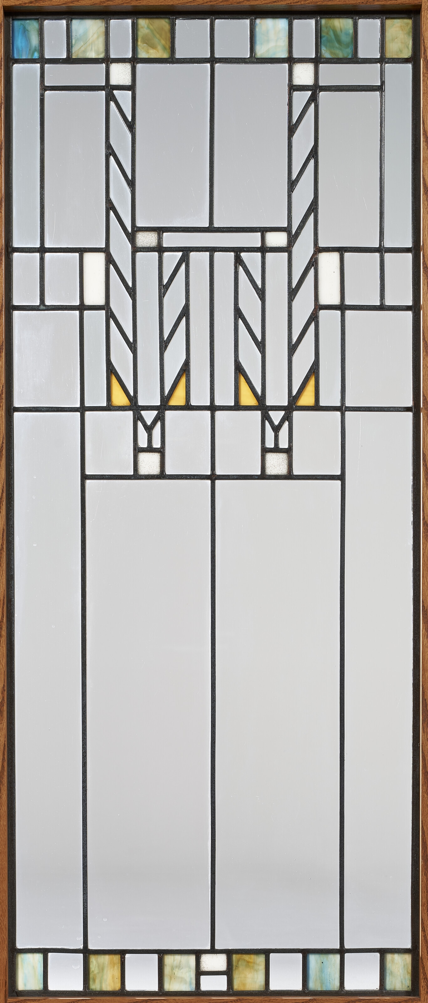 WINDOW FROM THE MEYER MAY HOUSE, GRAND RAPIDS, MICHIGAN by Frank Lloyd Wright, designed circa 1908
