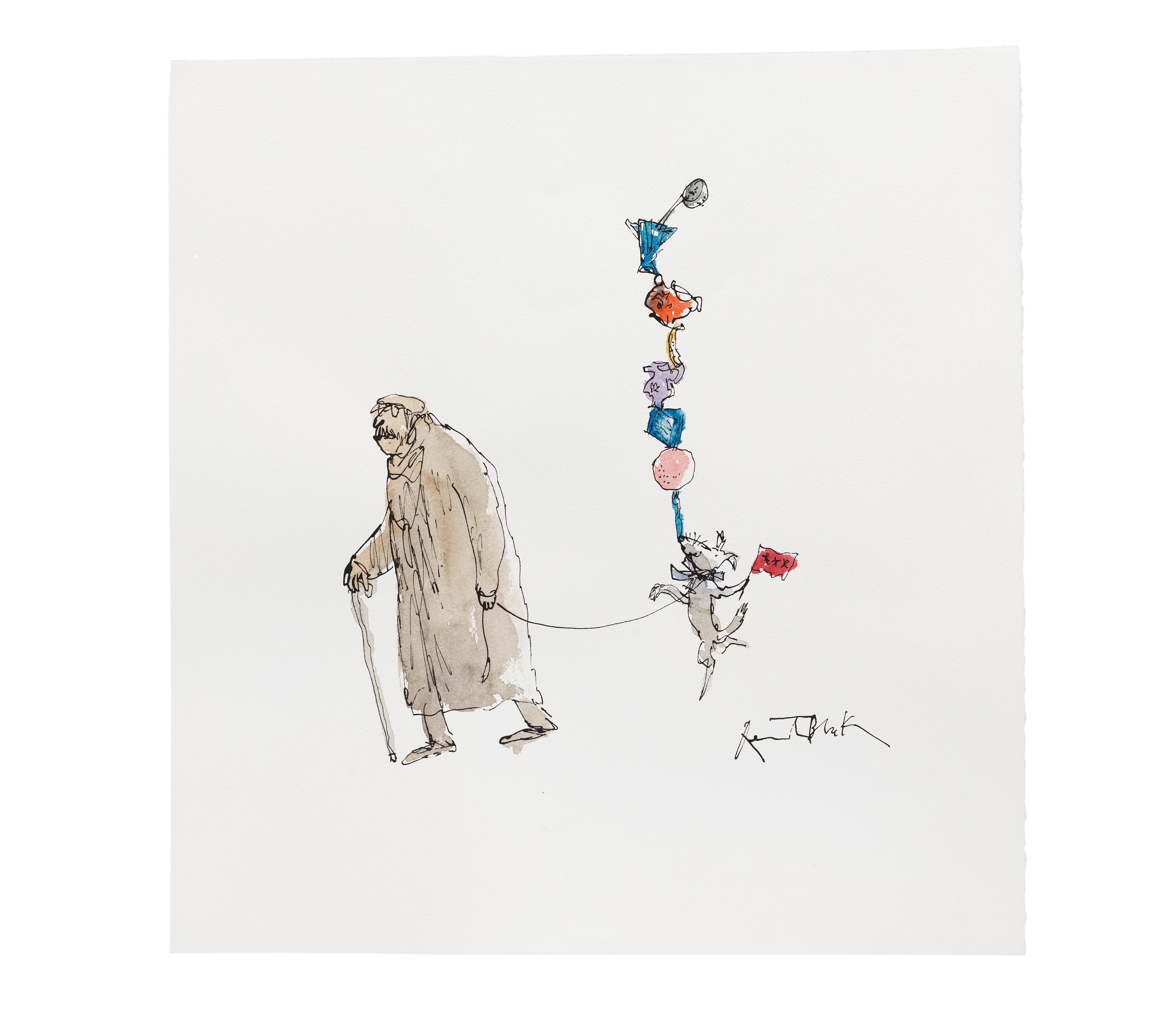 Quentin Blake | What a Performance No.1 (2022) | MutualArt