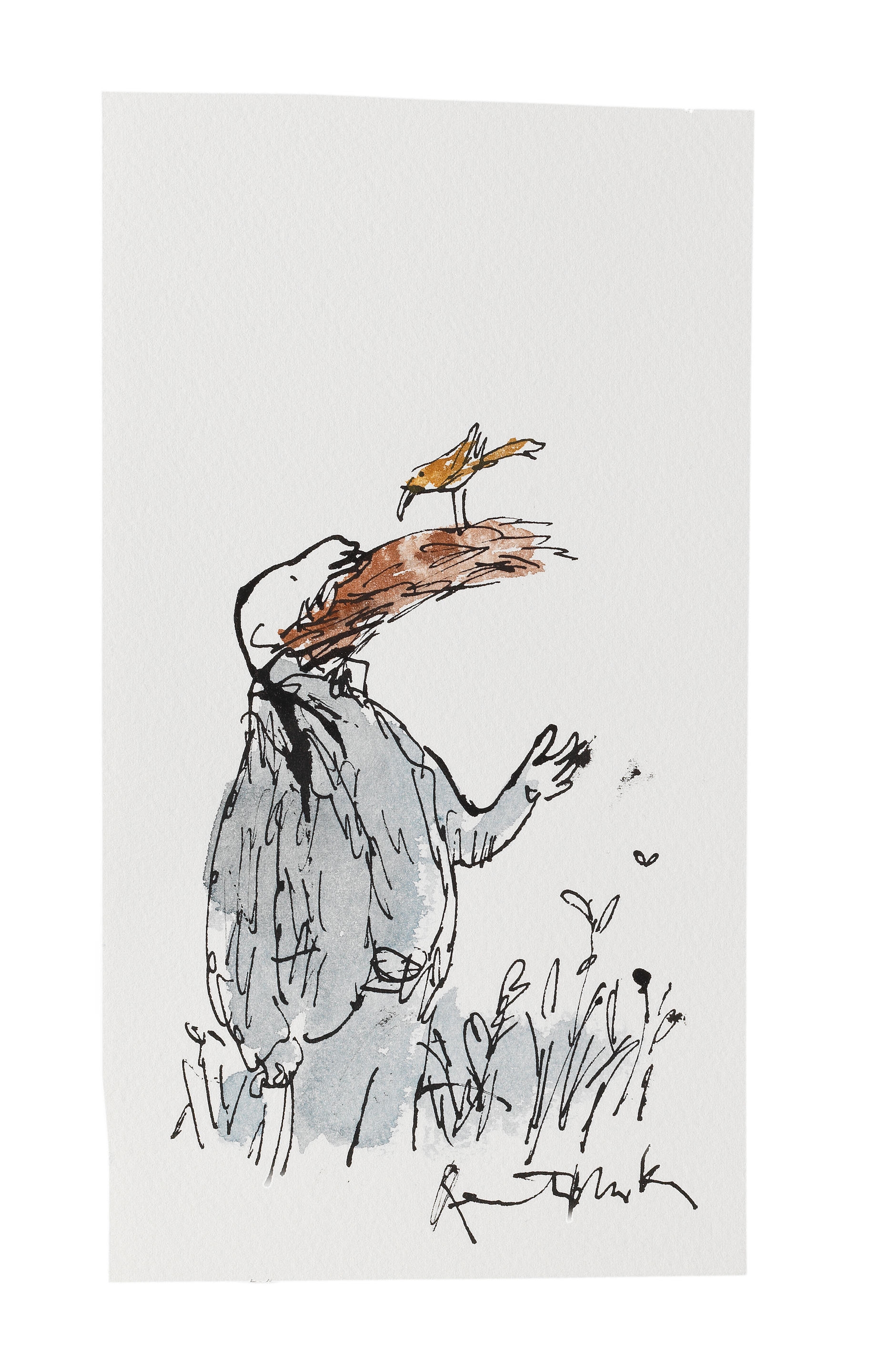 Quentin Blake | Beards No.2 (2022) | MutualArt