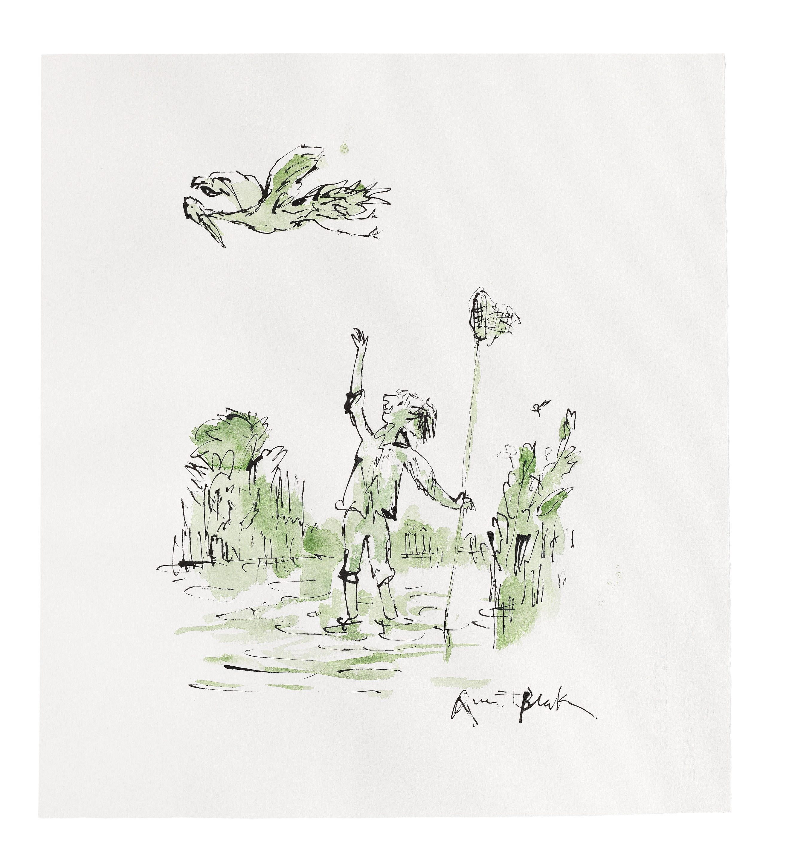 Quentin Blake | Countryside Pursuits No.1 | MutualArt