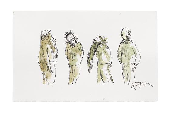 Quentin Blake | Assorted Beards No.2 (2022) | MutualArt