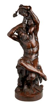'Pan et enfant de Bacchus' - Jean Joseph Perraud